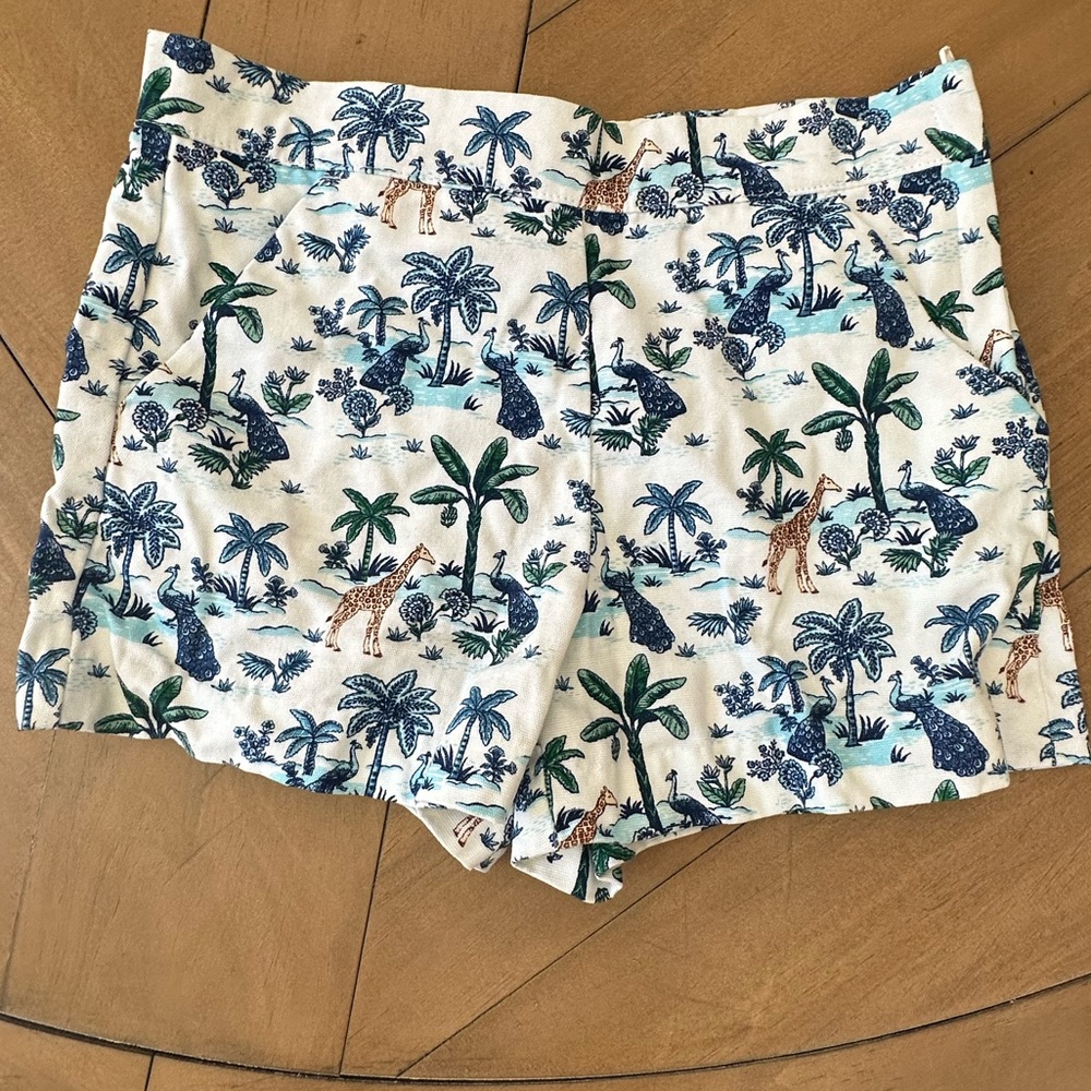 LIKE NEW! Janie and Jack Palm Print Children's Shorts